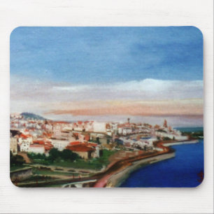 A Coruña (Vista aérea)/A Coruña (Luftbild) Mousepad
