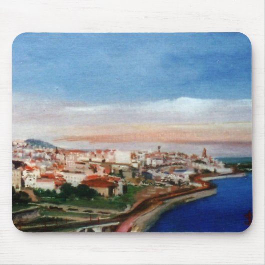 A Coruña (Vista aérea)/A Coruña (Luftbild) Mousepad (Vorne)