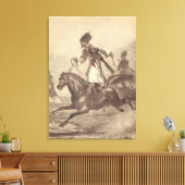 A Cossack Horseman Leinwanddruck (Insitu (Wohnzimmer))
