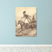 A Cossack Horseman Leinwanddruck (Insitu (Holzboden))