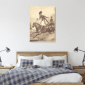 A Cossack Horseman Leinwanddruck (Insitu (Schlafzimmer))