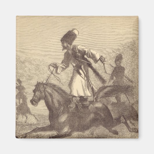 A Cossack Horseman Magnet (Vorne)