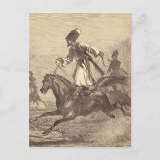 A Cossack Horseman Postkarte (Vorderseite)