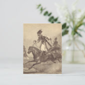 A Cossack Horseman Postkarte (Stehend Vorderseite)