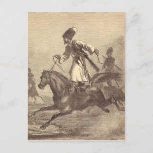 A Cossack Horseman Postkarte