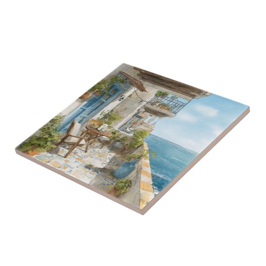 A Cosy Seaside Balcony Fliese (Seite)