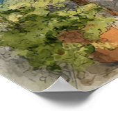 A Cosy Seaside Balcony Poster (Ecke)