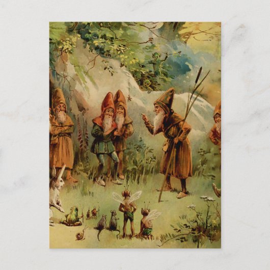 “A Council of Gnomes” by E S Hardy Postkarte (Vorderseite)