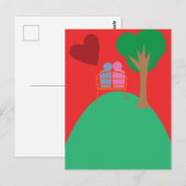 A Couple Dating  Postkarte (Vorne/Hinten)
