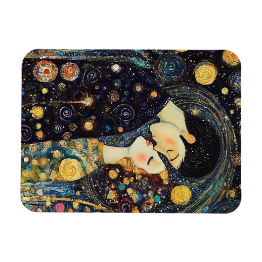 A Couple Kiss Magnet (Horizontal)