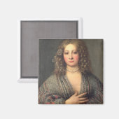 A Courtesan (Öl auf Leinwand) Magnet (Vorderseite/Rückseite)