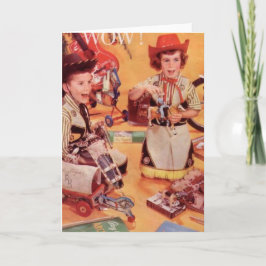 A Cowboy Christmas Feiertagskarte