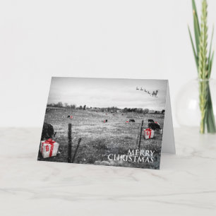 A Cow's Christmas - Generic Location Feiertagskarte
