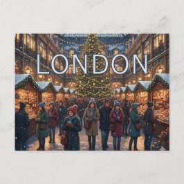 A Cozy Covent Garden - Christmas in London Postkarte