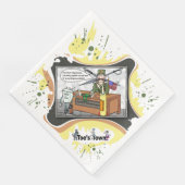 A Crack Team | Literal Wordplay Humor Dinner Serviette (Ecke)