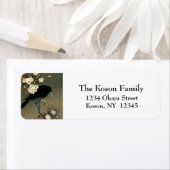 A Crow and Blossom von Ohara Koson Vintag (Insitu)