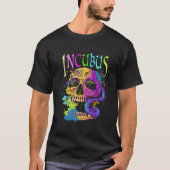 A Crow Left Skull Morning And Flower Incubus View T-Shirt (Vorderseite)