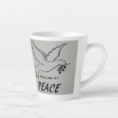 A cup with peace dove and scripture milchtasse (Rechts)