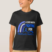 A Cure Worth Fighting For Hydrocephalus Awareness T-Shirt (Vorderseite)