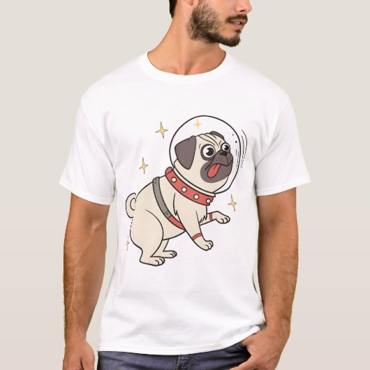 A Curious Space Dog T-Shirt (Vorderseite)
