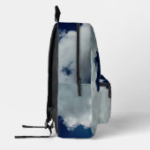 A curve in the clouds bedruckter rucksack (Links)
