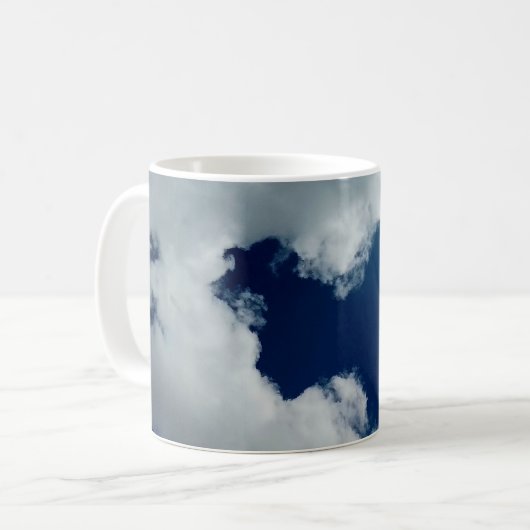 A curve in the clouds kaffeetasse (Vorderseite Links)
