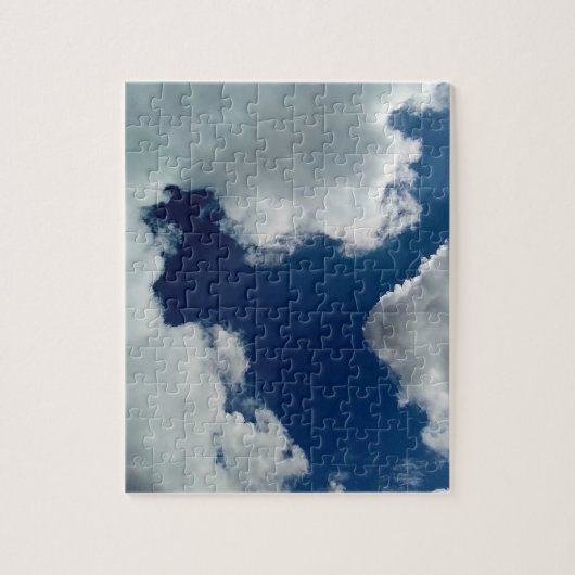 A curve in the clouds puzzle (Vertikal)