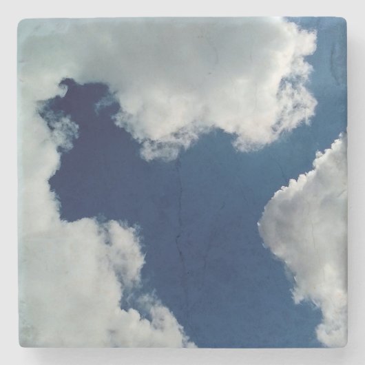 A curve in the clouds steinuntersetzer (Vorderseite)