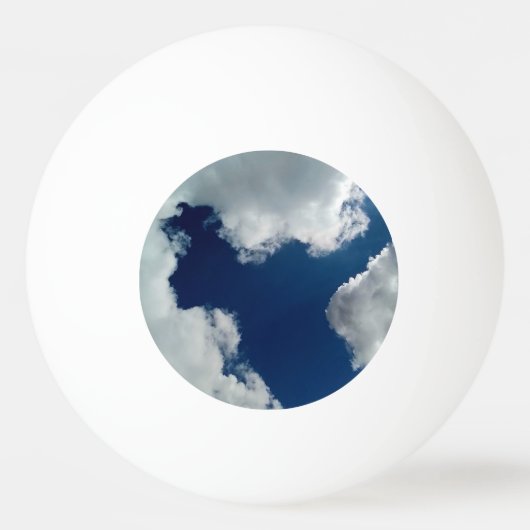 A curve in the clouds tischtennisball (Vorderseite)