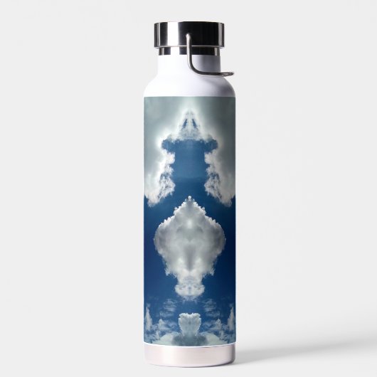 A curve in the clouds trinkflasche (Links)