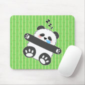 A Cute Baby Panda Sleeping Peacefully Mousepad (Mit Mouse)