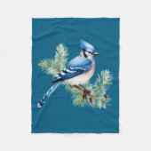 A Cute Blue Jay  Fleecedecke (Vorderseite)