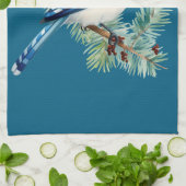 A Cute Blue Jay Geschirrtuch (Gefaltet)