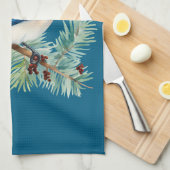 A Cute Blue Jay Geschirrtuch (Viertel Falte)