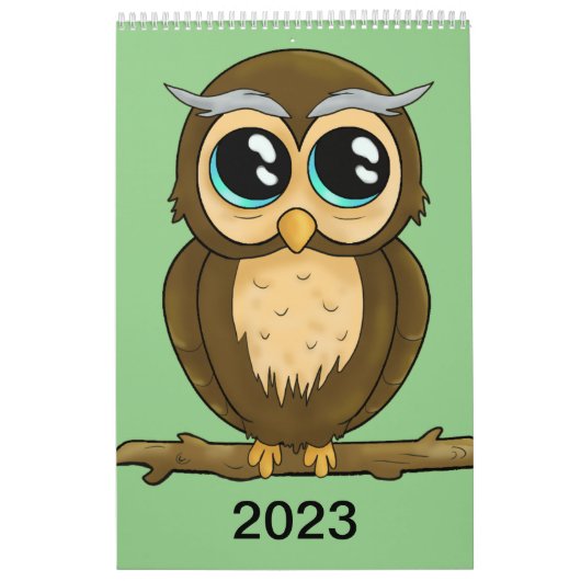 A cute calendar filled with happy characters kalender (Titelbild)