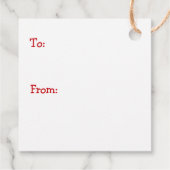 A Cute Festive Corgi Christmas Geschenkanhänger (Rückseite)