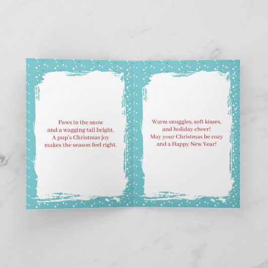 A Cute Festive Corgi Christmas Karte (Innenseite)