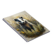 A Cute Forest Badger Notizblock (Rechte Seite)