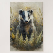 A Cute Forest Badger Puzzle (Vertikal)