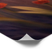 A Cute Forest Red Fox Poster (Ecke)