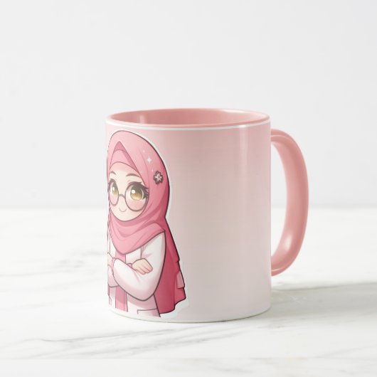 A cute Hijabi Mug ✨ Tasse (VorderseiteRechts)