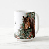 A cute horse, the symbol of Novgorod in 2026 Kaffeetasse (VorderseiteRechts)