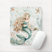 A Cute Mermaid Mousepad (Mit Mouse)