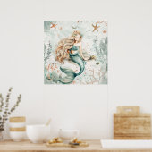 A Cute Mermaid Poster (Küche)