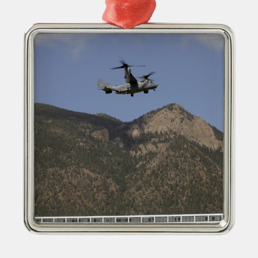 A CV-22 Osprey Silbernes Ornament (Vorne)