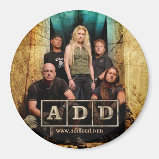 A.D.D. Magnet - rund