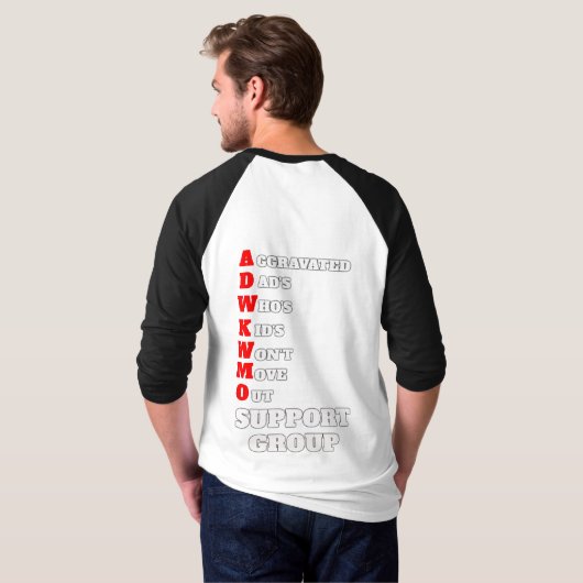 A.D.W.K.W.M.O. Support Group T-Shirt (Schwarz voll)