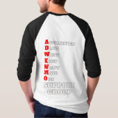 A.D.W.K.W.M.O. Support Group T-Shirt (Rückseite)