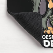 A Dachshund Doesn’t Walk He Deploys _ Wiener Dog Mousepad (Ecke)