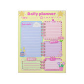 a daily planner Notepad Notizblock (Rotiert)